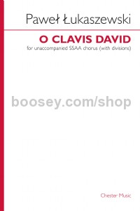 O Clavis David (Choral Score)