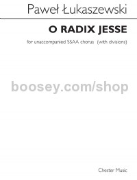 O Radix Jesse (Vocal Score)