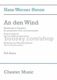 An den Wind (Full Score)