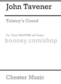 Tolstoy's Creed (Choral Score)