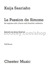 La Passion de Simone (Choral Score)