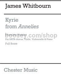 Kyrie (from Annelies) (Score & Parts)