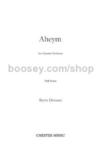 Aheym for Chamber Orchestra (Full Score)