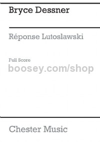 Réponse Lutoslawski (Full Score)
