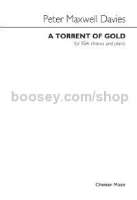 A Torrent of Gold (Vocal Score)