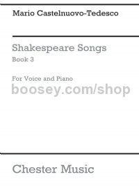 Shakespeare Songs Book 3