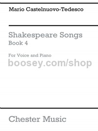 Shakespeare Songs Book 4