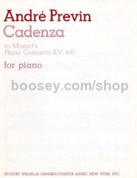 Cadenza to Mozart's Piano Concerto, K 491
