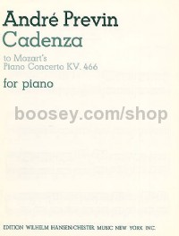 Cadenza to Mozart's Piano Concerto, K 466