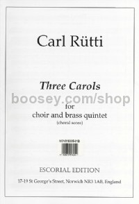 Three Carols (Vocal Score)