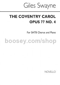Coventry Carol, Op.77/4 (Vocal Score)