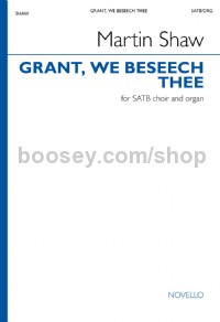 Grant, we beseech thee (SATB)