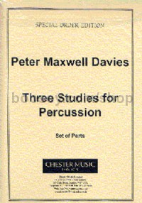 Three Studies for Percussion (Set of Parts)