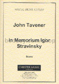 In Memorium Igor Stravinsky