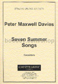 Seven Summer Songs (Recorder Part)