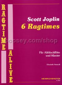 Six Ragtimes, arr. Amandi for treble recorder