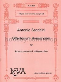 Offertorium Amavit Eum Sop/pno/oboe