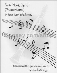 Suite No. Op. 61 Mozartiana (Clarinet)