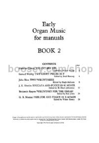 Early Organ Music for Manuals, Book 2