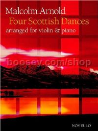 Four Scottish Dances, Op. 59 for violin & piano
