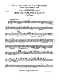 First Miniature Quartet (String Quartet) (Set of Parts)