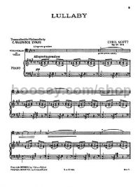 Lullaby, Op.57/2 (Violoncello & Piano)