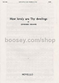 How Lovely Are Thy Dwellings (SATB)