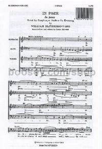 In Pace (In Peace) (SATB)