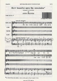 How Beautiful Upon The Mountains (SATB)