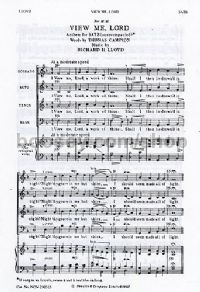 View Me Lord (SATB)