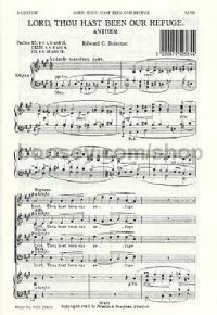 Lord, Thou Hast Been Our Refuge (SATB)