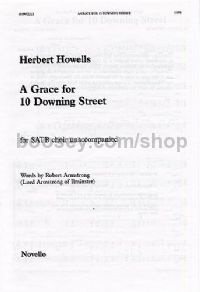 A Grace for 10 Downing Street (SATB)