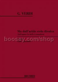 Ma Dall'Arido Stelo Divulsa from "Un Ballo In Maschera" (Soprano & Piano)
