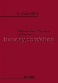 Il Carnevale Di Venezia (Violin & Piano)