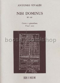 Nisi Dominus Rv 608 (Vocal Score)
