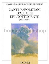 Canti Popolari E Popolareschi Dell'Ottocento (Voice & Piano) (Book & CD)