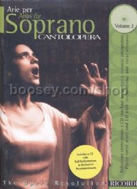 Cantolopera - Arie per Soprano, Vol.II (Soprano & Piano) (Book & CD)