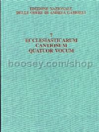 Ecclesiasticarum Cantionum Quatuor Vocum (SATB)