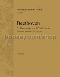 Zur Namensfeier Op. 115 - Overture - double bass part