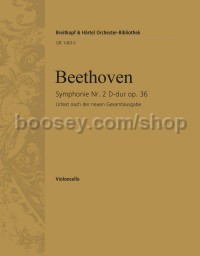 Symphony No. 2 in D major, op. 36 - cello part