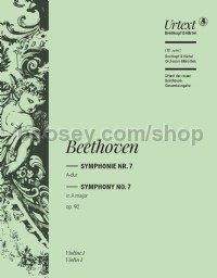 Symphony No. 7 in A major Op. 92 (Violin 1)