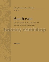 Piano Concerto No. 5 in Eb major, op. 73 - double bass part