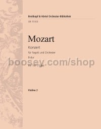 Bassoon Concerto in Bb major KV 191 - violin 2 part