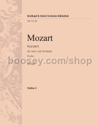 Horn Concerto No. 3 in Eb major K. 447 - violin 2 part