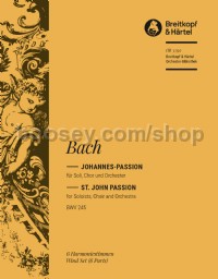 Johannes-Passion BWV 245 - wind parts