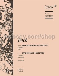 Brandenburg Concerto No. 1 in F BWV1046 - violin 2 part