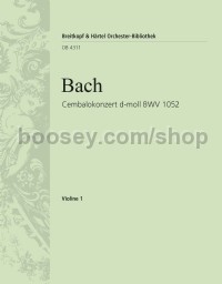 Harpsichord Concerto in D Minor BWV 1052 (Violin 1 Part)
