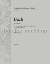 Harpsichord Concerto in F major BWV 1057 - viola part