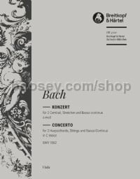 Harpsichord Concerto in C minor BWV 1062 - viola part