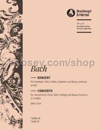 Concerto in A minor BWV 1044 - violin 2 part